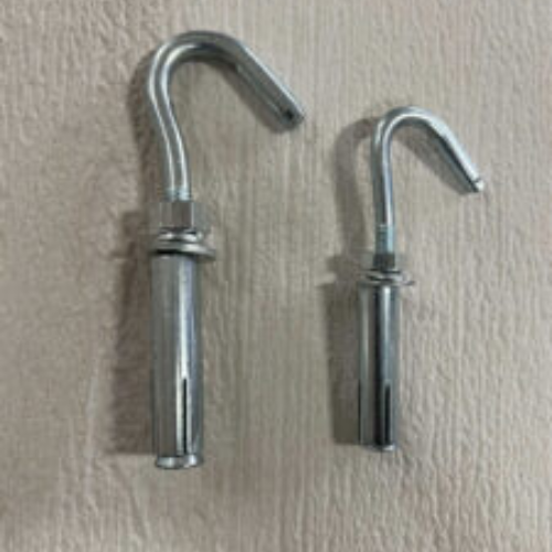 Open hook eye expansion bolt